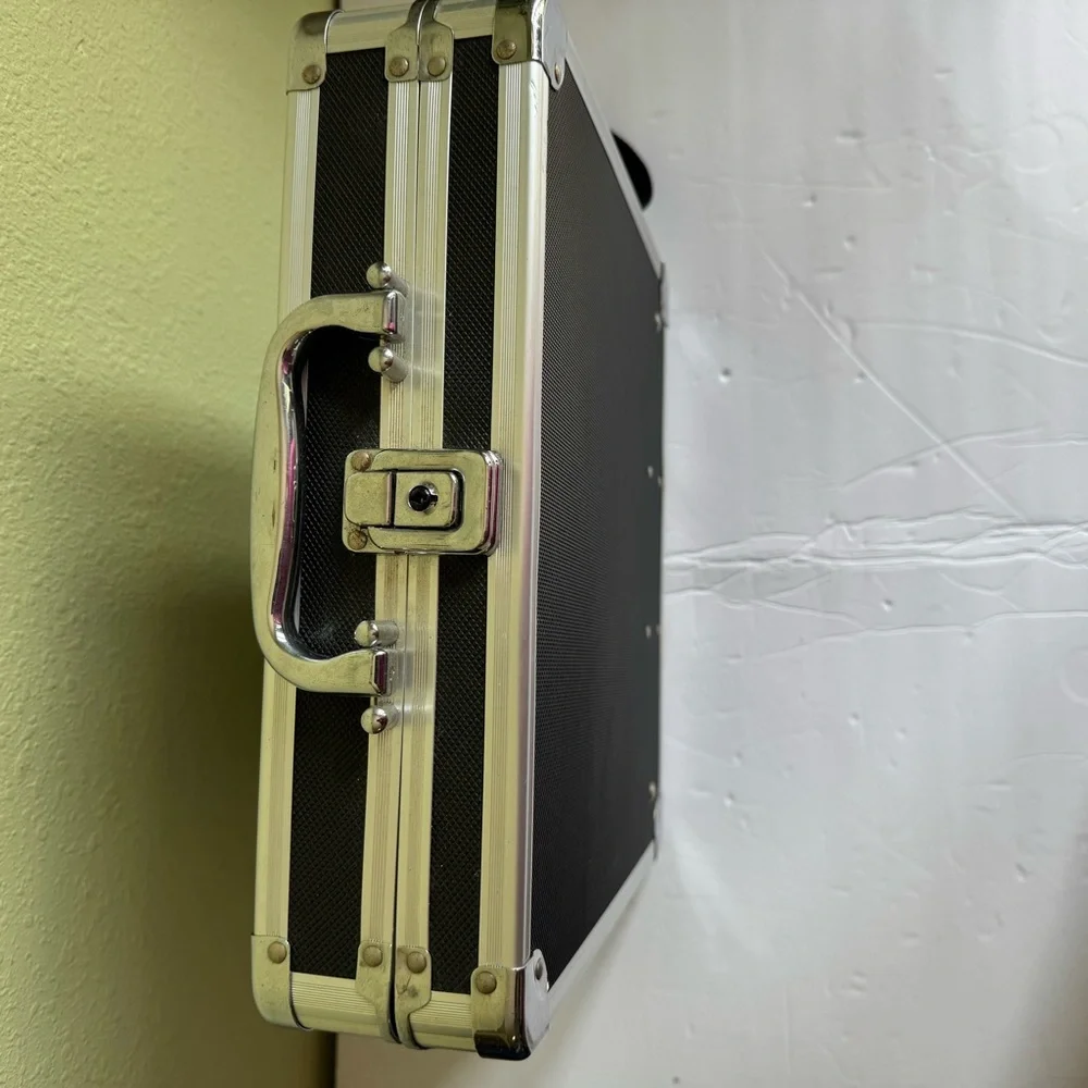 Vaultz Black and Silver Hard Case